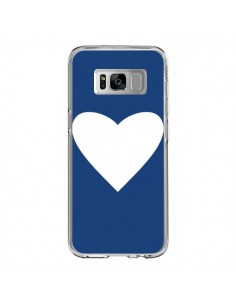 Coque Samsung S8 Coeur Navy Blue Heart - Mary Nesrala