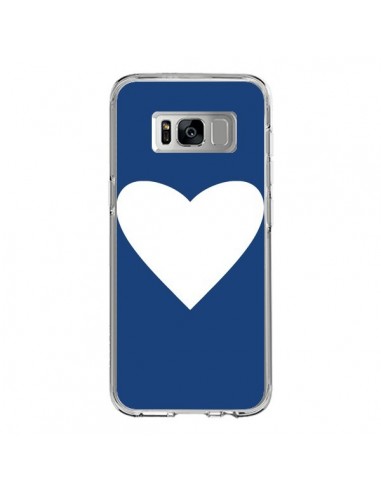 Coque Samsung S8 Coeur Navy Blue Heart - Mary Nesrala