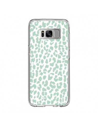 Coque Samsung S8 Leopard Menthe Mint - Mary Nesrala