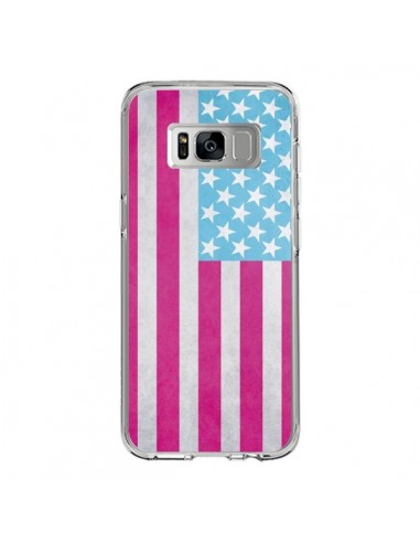 Coque Samsung S8 Drapeau USA Vintage - Mary Nesrala