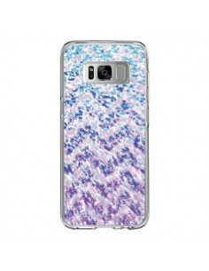 Coque Samsung S8 Chevron Splash Triangle Azteque - Mary...