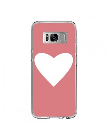 Coque Samsung S8 Coeur Corail - Mary Nesrala