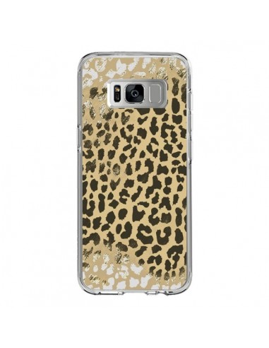 Coque Samsung S8 Leopard Golden Or Doré - Mary Nesrala