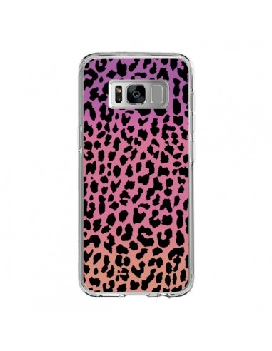 Coque Samsung S8 Leopard Hot Rose Corail - Mary Nesrala