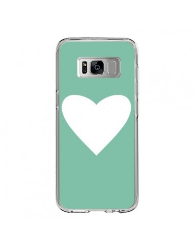 Coque Samsung S8 Coeur Mint Vert - Mary Nesrala