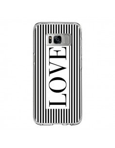 Coque Samsung S8 Love Noir et Blanc - Mary Nesrala