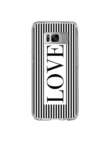 Coque Samsung S8 Love Noir et Blanc - Mary Nesrala
