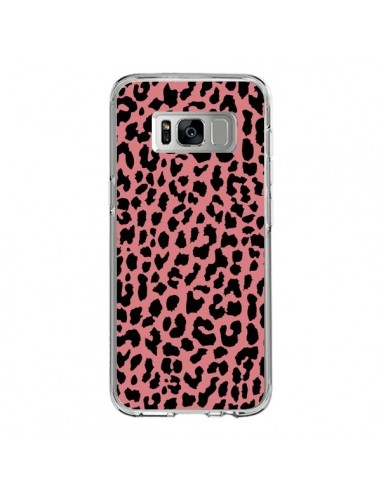 Coque Samsung S8 Leopard Corail Neon - Mary Nesrala