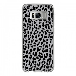 Coque Samsung S8 Leopard Gris Neon - Mary Nesrala