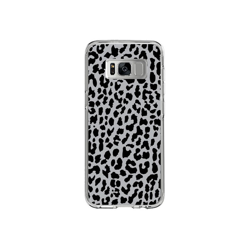 Coque Samsung S8 Leopard Gris Neon - Mary Nesrala