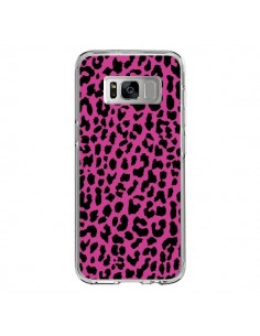 Coque Samsung S8 Leopard Rose Pink Neon - Mary Nesrala