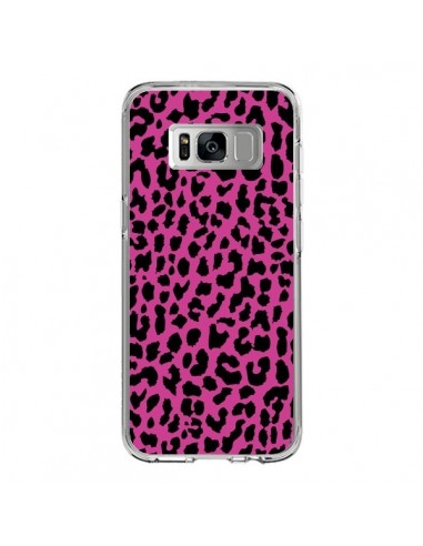 Coque Samsung S8 Leopard Rose Pink Neon - Mary Nesrala