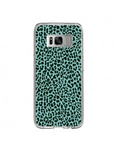 Coque Samsung S8 Leopard Turquoise Neon - Mary Nesrala