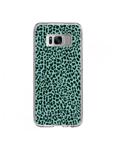 Coque Samsung S8 Leopard Turquoise Neon - Mary Nesrala