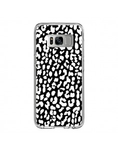 Coque Samsung S8 Leopard Noir et Blanc - Mary Nesrala