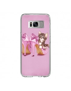 Coque Samsung S8 Chaton Chat Kitten Chaussure Shoes -...
