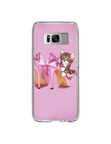 Coque Samsung S8 Chaton Chat Kitten Chaussure Shoes - Maryline Cazenave