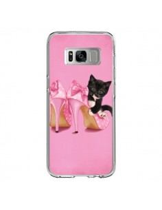 Coque Samsung S8 Chaton Chat Noir Kitten Chaussure Shoes...