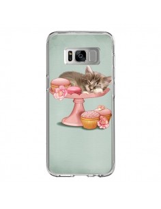 Coque Samsung S8 Chaton Chat Kitten Cookies Cupcake -...