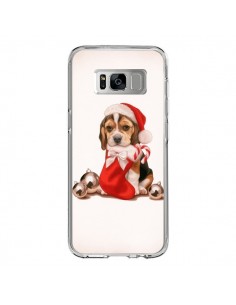 Coque Samsung S8 Chien Dog Pere Noel Christmas - Maryline...