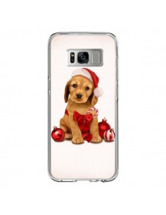 Coque Samsung S8 Chien Dog Pere Noel Christmas Boules...