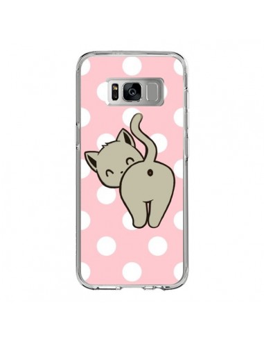 Coque Samsung S8 Chat Chaton Pois - Maryline Cazenave