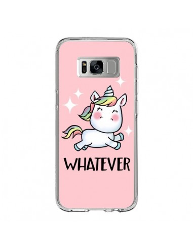 Coque Samsung S8 Licorne Whatever - Maryline Cazenave