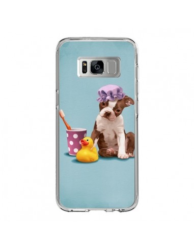 Coque Samsung S8 Chien Dog Canard Fille - Maryline Cazenave