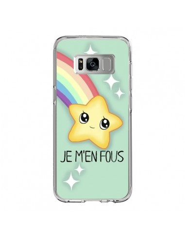 Coque Samsung S8 Etoile Je m'en fous - Maryline Cazenave