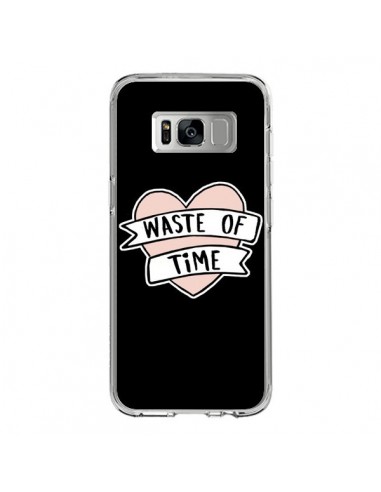 Coque Samsung S8 Waste of Time Coeur - Maryline Cazenave