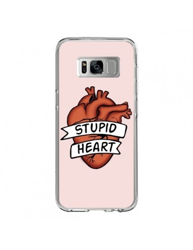 Coque Samsung S8 Stupid Heart Coeur - Maryline Cazenave