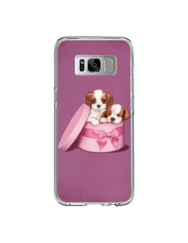 Coque Samsung S8 Chien Dog Boite Noeud - Maryline Cazenave
