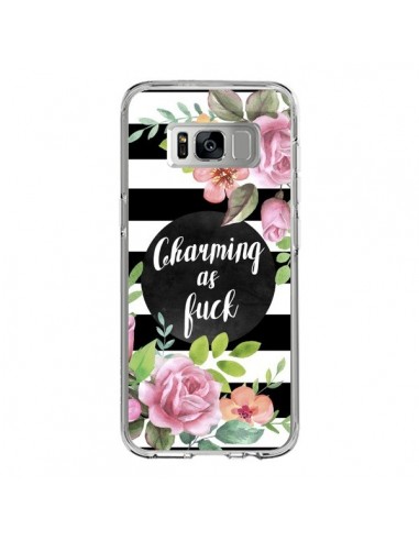 Coque Samsung S8 Charming as Fuck Fleurs - Maryline Cazenave
