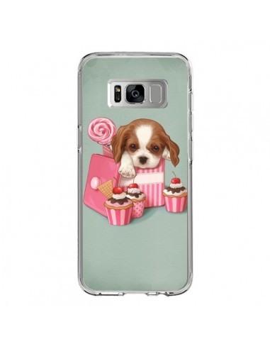 Coque Samsung S8 Chien Dog Cupcake Gateau Boite - Maryline Cazenave