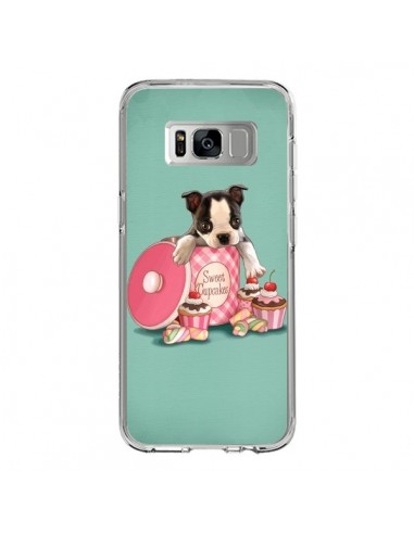Coque Samsung S8 Chien Dog Cupcakes Gateau Boite - Maryline Cazenave