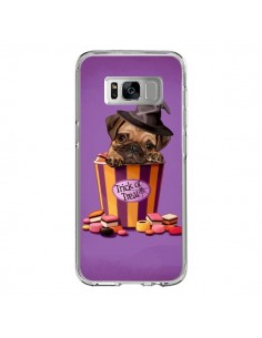 Coque Samsung S8 Chien Dog Halloween Sorciere Bonbon -...