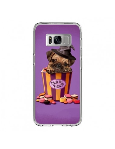 Coque Samsung S8 Chien Dog Halloween Sorciere Bonbon - Maryline Cazenave