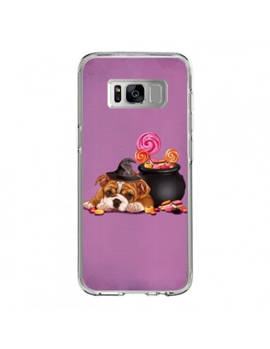 Coque Samsung S8 Chien Dog Halloween Sorciere Chaudron Bonbon - Maryline Cazenave