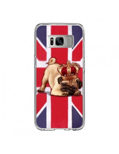 Coque Samsung S8 Chien Dog Anglais UK British Queen King Roi Reine - Maryline Cazenave