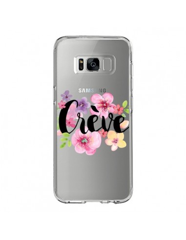 Coque Samsung S8 Crève Fleurs Transparente - Maryline Cazenave