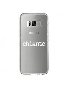 Coque Samsung S8 Chiante Blanc Transparente - Maryline...
