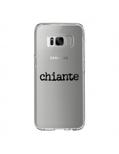 Coque Samsung S8 Chiante Noir Transparente - Maryline...