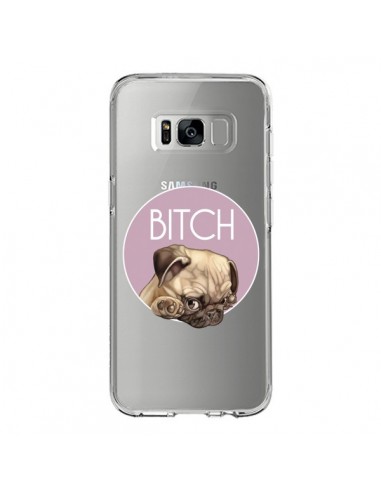 Coque Samsung S8 Bulldog Bitch Transparente - Maryline Cazenave