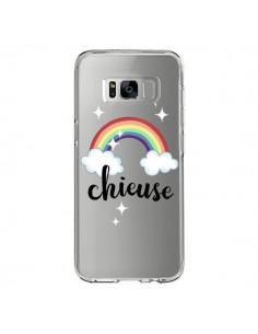 Coque Samsung S8 Chieuse Arc En Ciel Transparente -...