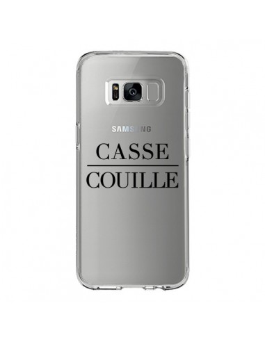 Coque Samsung S8 Casse Couille Transparente - Maryline Cazenave