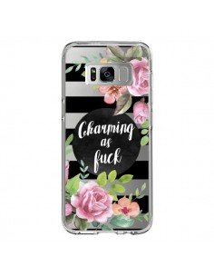 Coque Samsung S8 Charming as Fuck Fleurs Transparente -...