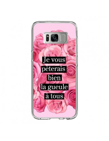 Coque Samsung S8 Je vous pèterais Fleurs - Maryline Cazenave