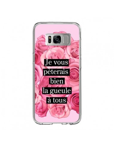 Coque Samsung S8 Je vous pèterais Fleurs - Maryline Cazenave