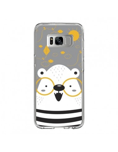 Coque Samsung S8 Ours à lunettes - Maria Jose Da Luz
