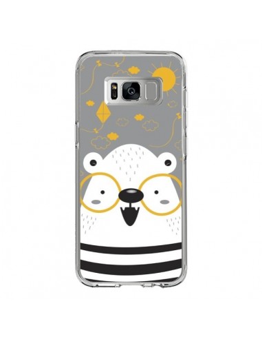 Coque Samsung S8 Ours à lunettes - Maria Jose Da Luz